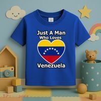Just A Who Loves Venezuela Meaningful Gift Toddler T-Shirt thumb 3