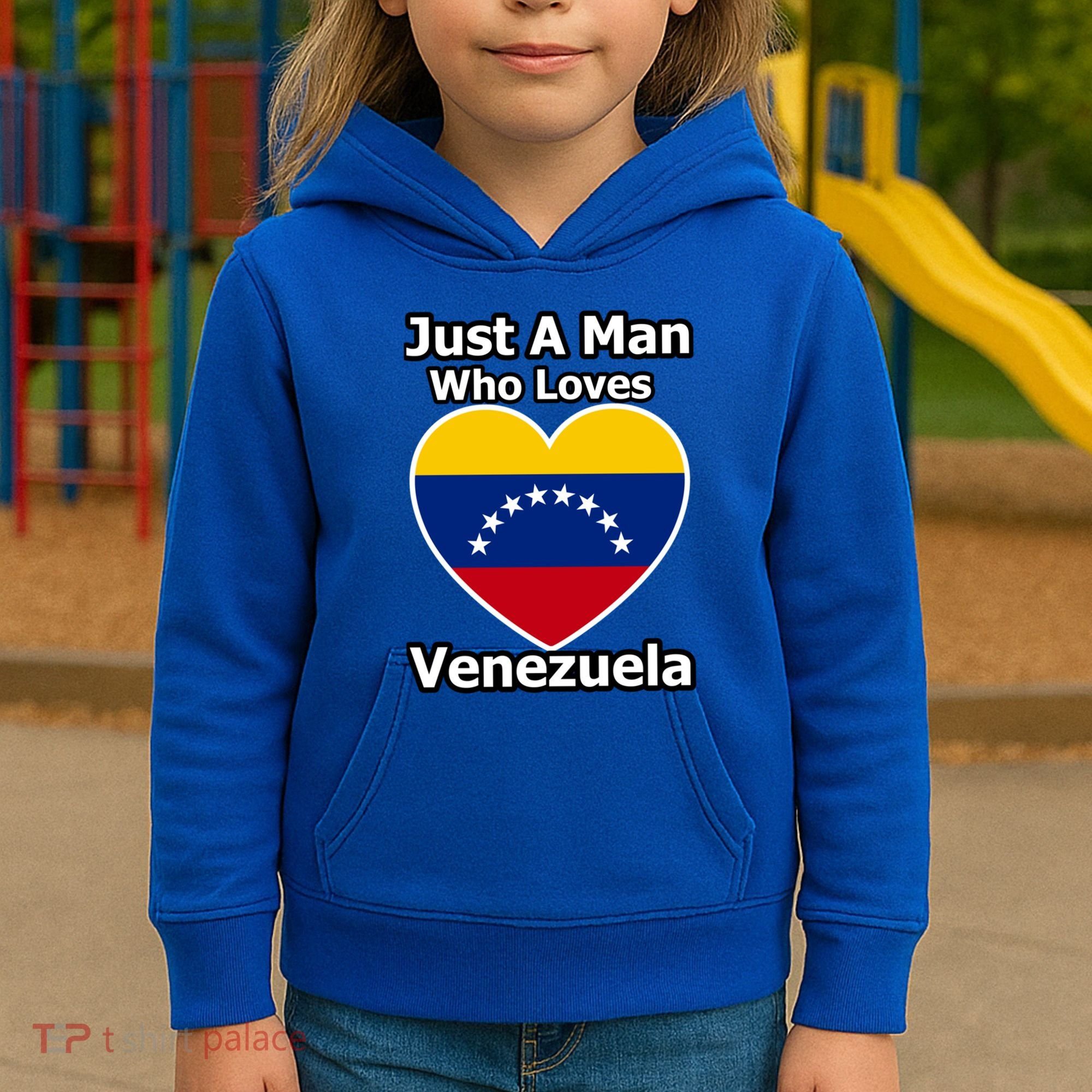 Just A Who Loves Venezuela Meaningful Gift Kids Hoodie