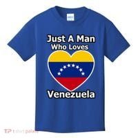 Just A Who Loves Venezuela Meaningful Gift Kids T-Shirt thumb 0