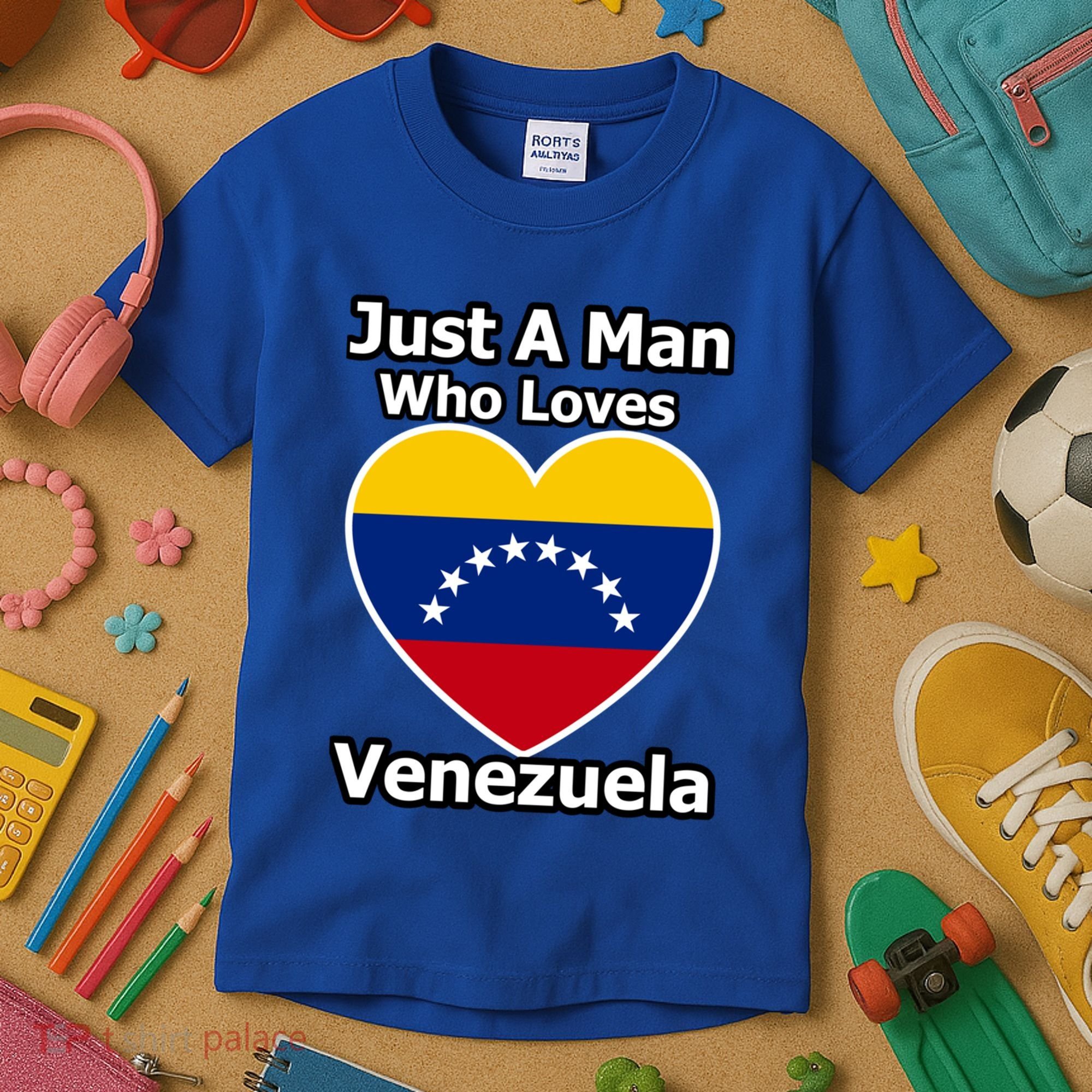Just A Who Loves Venezuela Meaningful Gift Kids T-Shirt