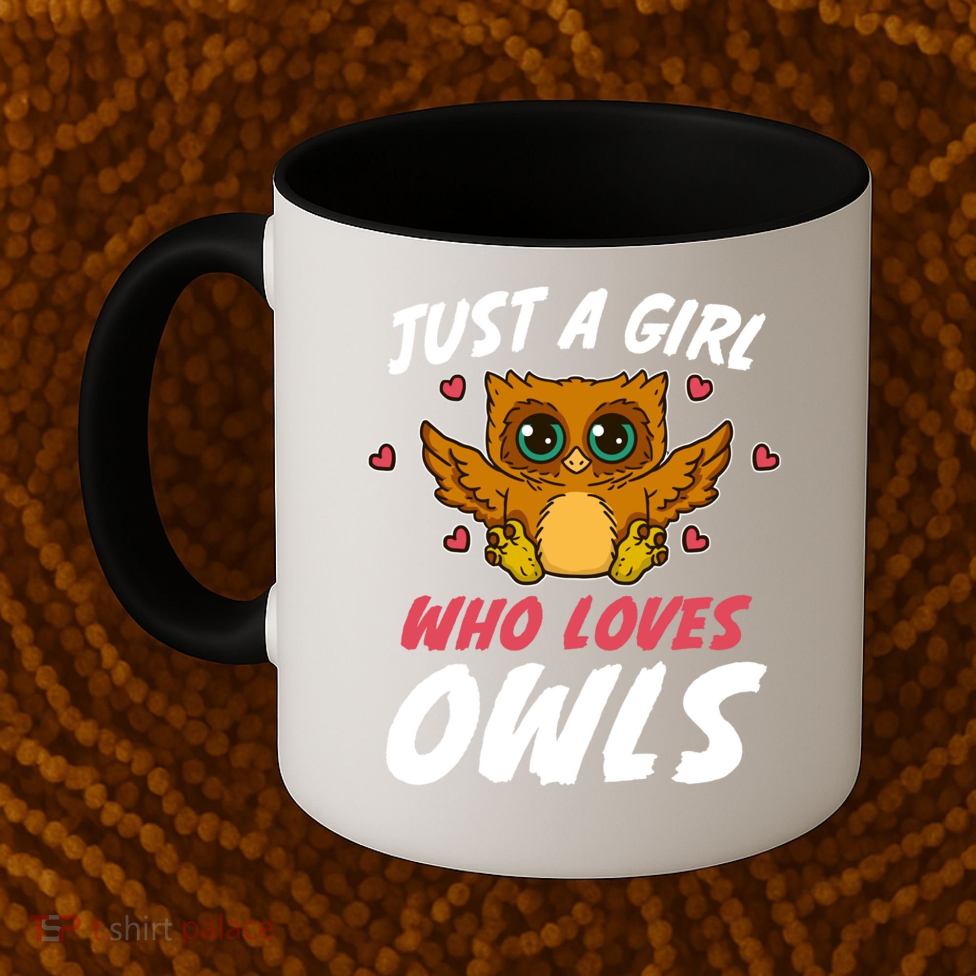 Just A Who Loves Owls Bird Nature Lover  Gift Coffee Mug