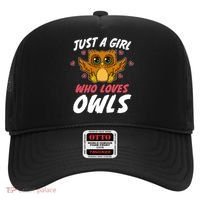 Just A Who Loves Owls Bird Nature Lover  Gift Hat thumb 0
