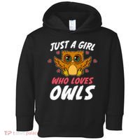 Just A Who Loves Owls Bird Nature Lover  Gift Toddler Hoodie thumb 0