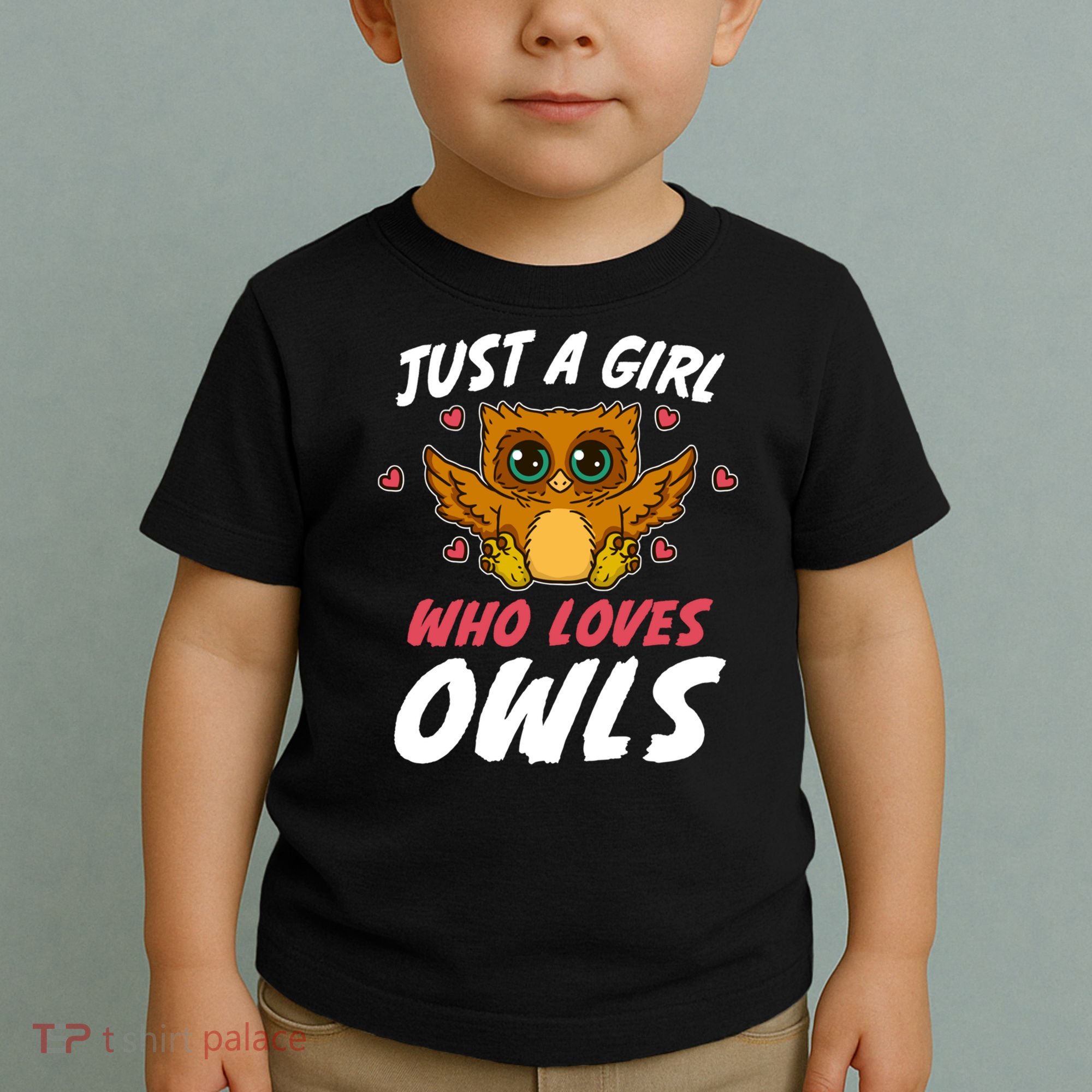 Just A Who Loves Owls Bird Nature Lover  Gift Toddler T-Shirt