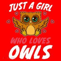 Just A Who Loves Owls Bird Nature Lover  Gift Santa Hat thumb 1