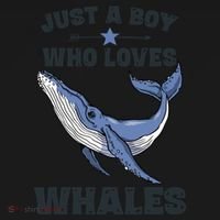 Just A Who Loves Whales Funny Whale Gift Hoodie thumb 2