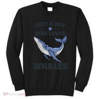 Just A Who Loves Whales Funny Whale Gift Sweatshirt thumb 0