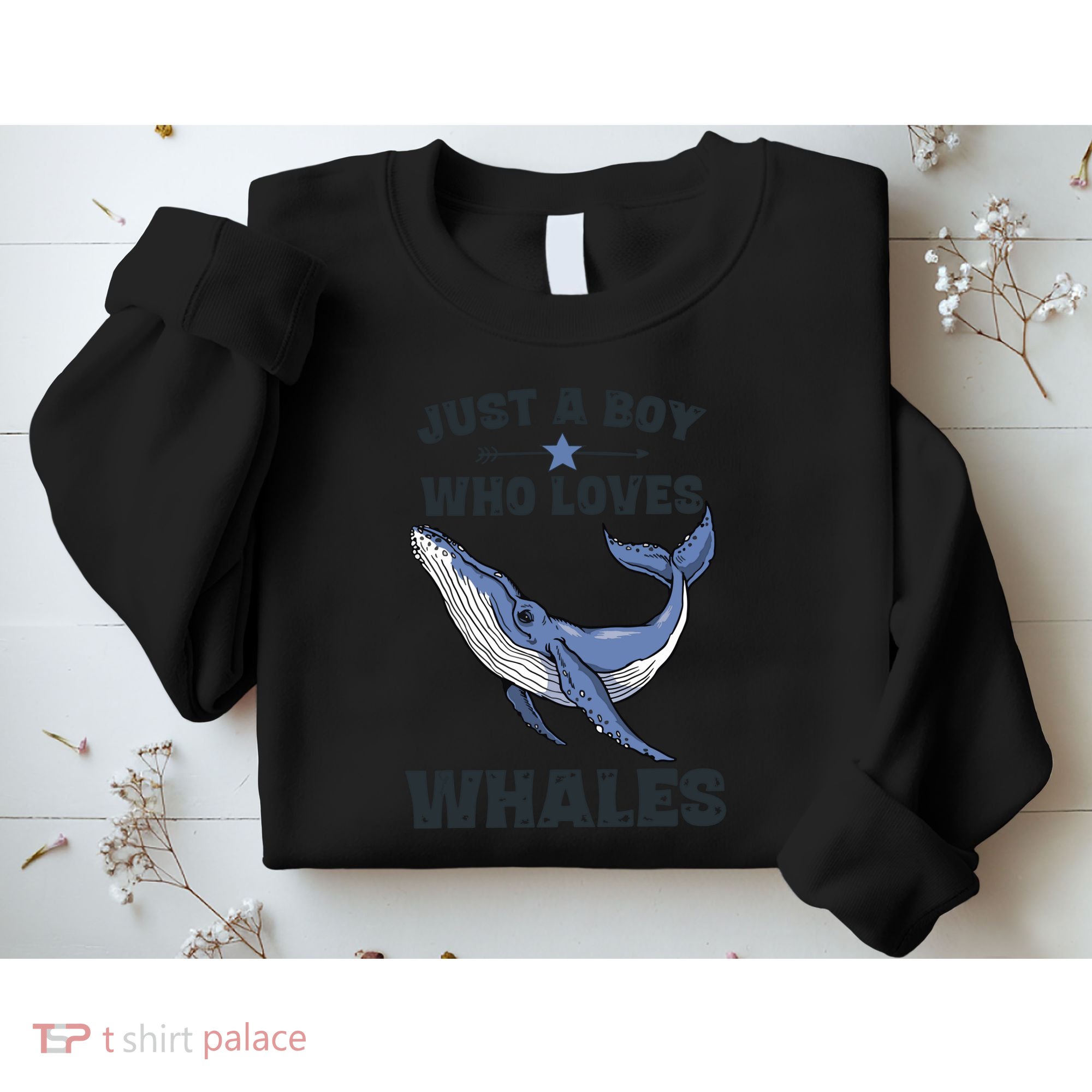 Just A Who Loves Whales Funny Whale Gift Sweatshirt