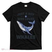 Just A Who Loves Whales Funny Whale Gift T-Shirt thumb 0