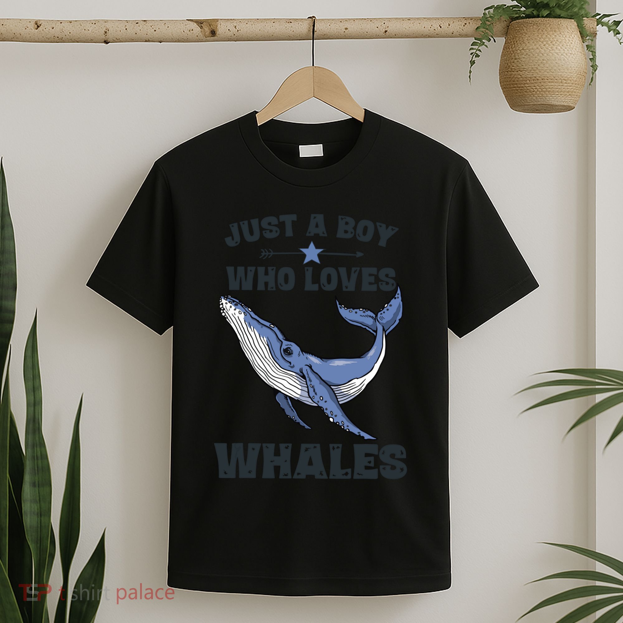 Just A Who Loves Whales Funny Whale Gift T-Shirt