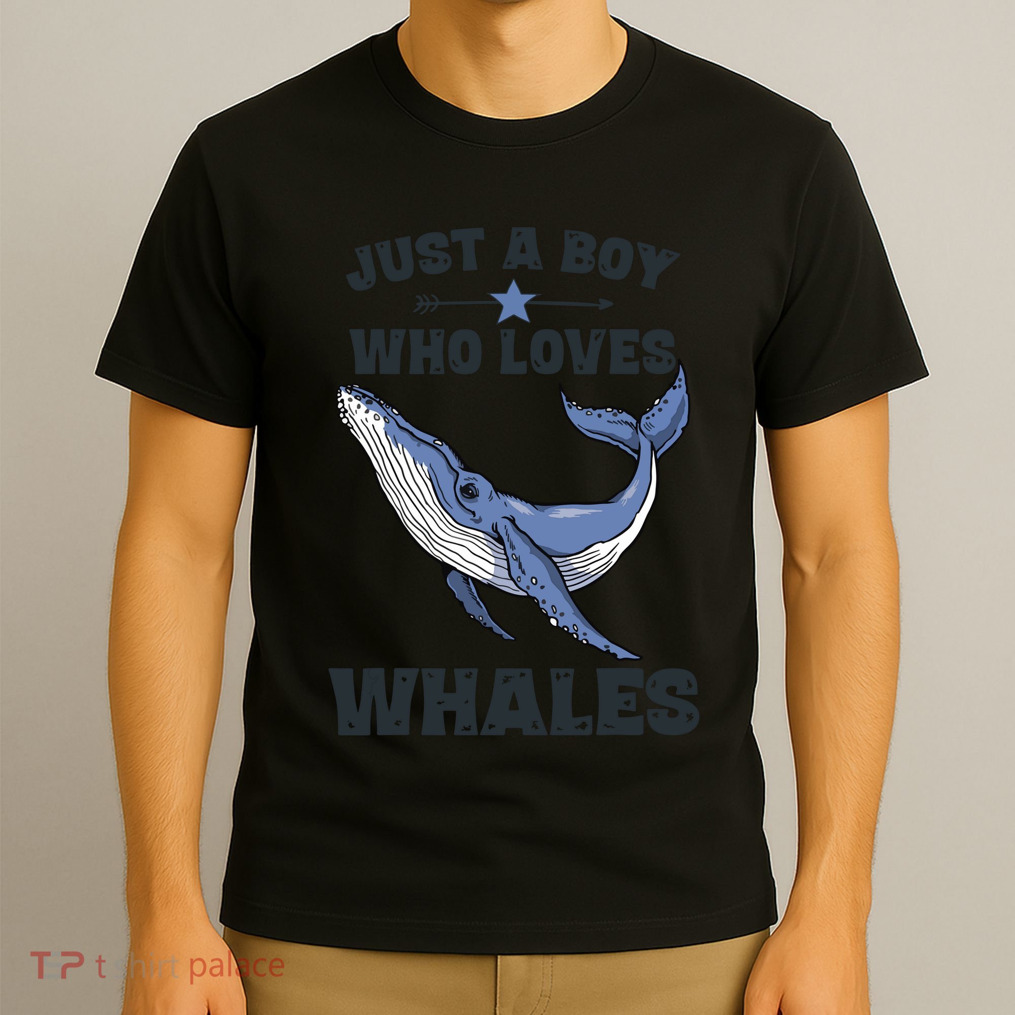 Just A Who Loves Whales Funny Whale Gift T-Shirt