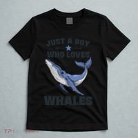 Just A Who Loves Whales Funny Whale Gift T-Shirt thumb 5
