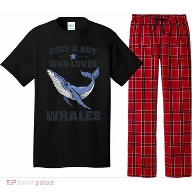 Just A Who Loves Whales Funny Whale Gift Pajama Set