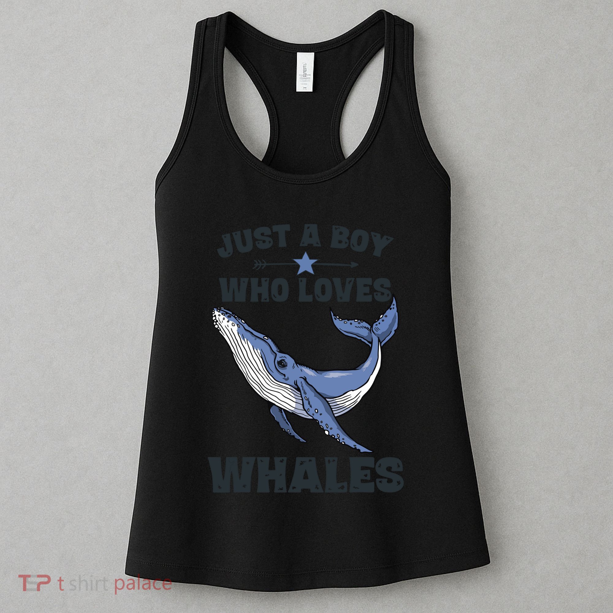 Just A Who Loves Whales Funny Whale Gift Women's Tank Top