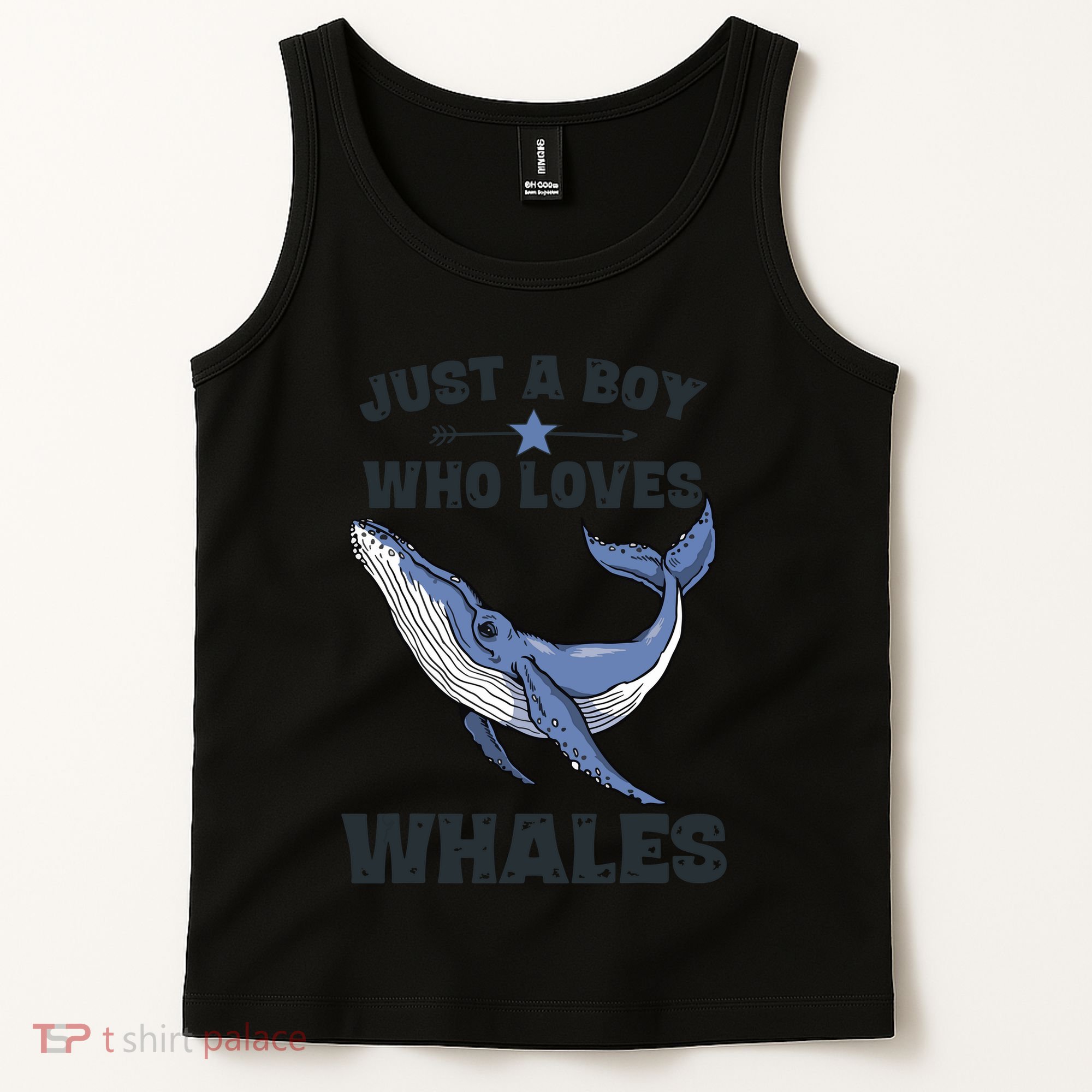 Just A Who Loves Whales Funny Whale Gift Tank Top