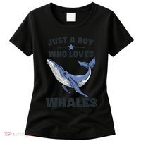 Just A Who Loves Whales Funny Whale Gift Women's T-Shirt thumb 0