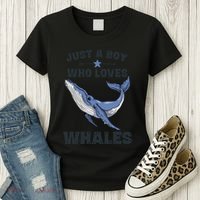 Just A Who Loves Whales Funny Whale Gift Women's T-Shirt thumb 3