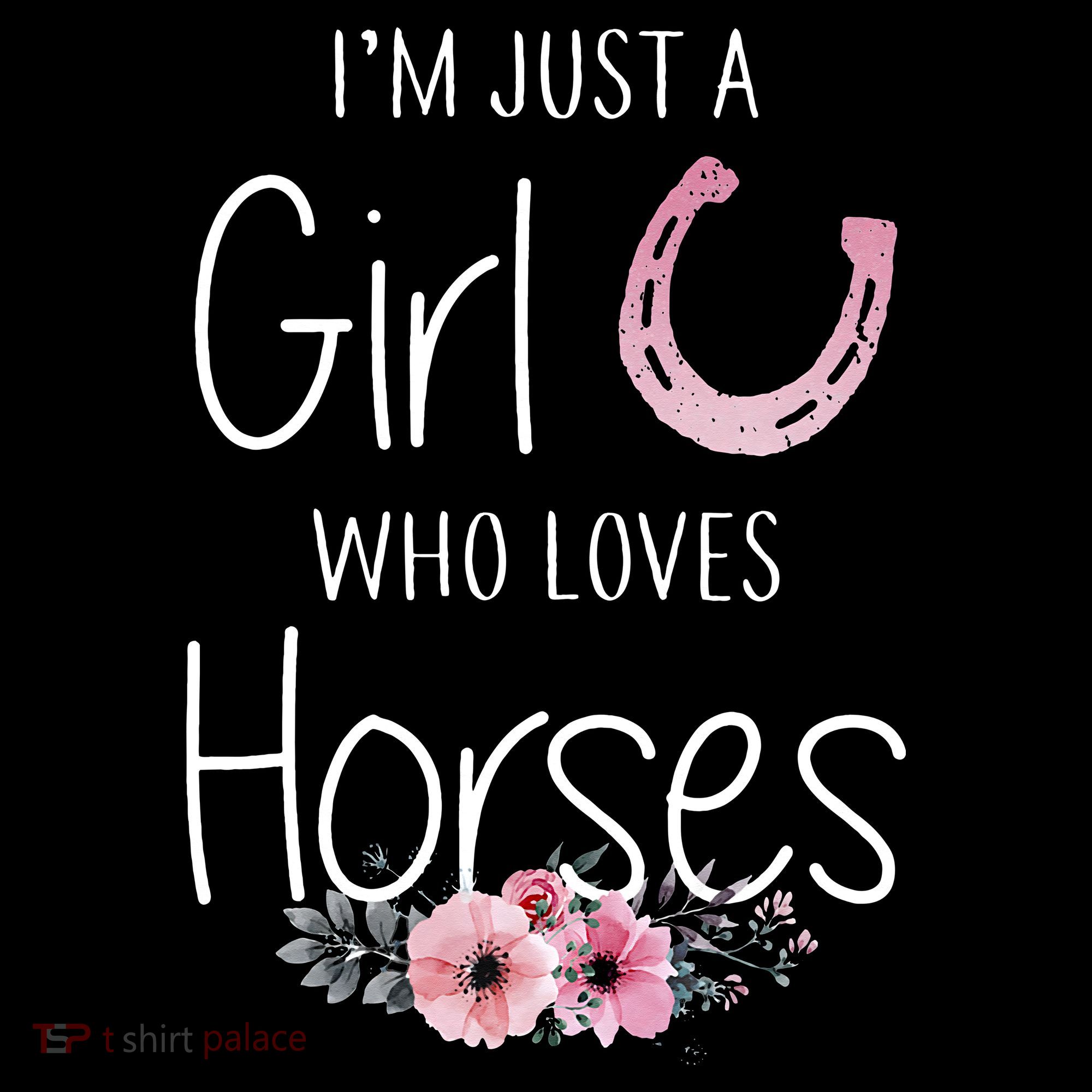 Just A Who Loves Horses Horse T-Shirt