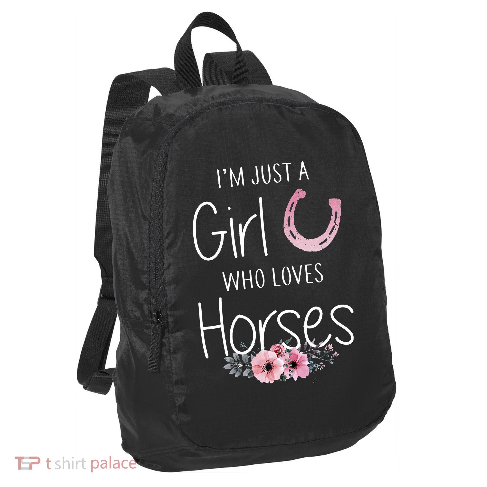 Just A Who Loves Horses Horse Port Authority Crush Ripstop Backpack