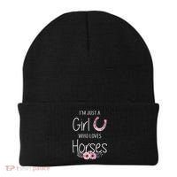 Just A Who Loves Horses Horse Beanie thumb 0