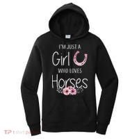 Just A Who Loves Horses Horse Women's Hoodie thumb 0