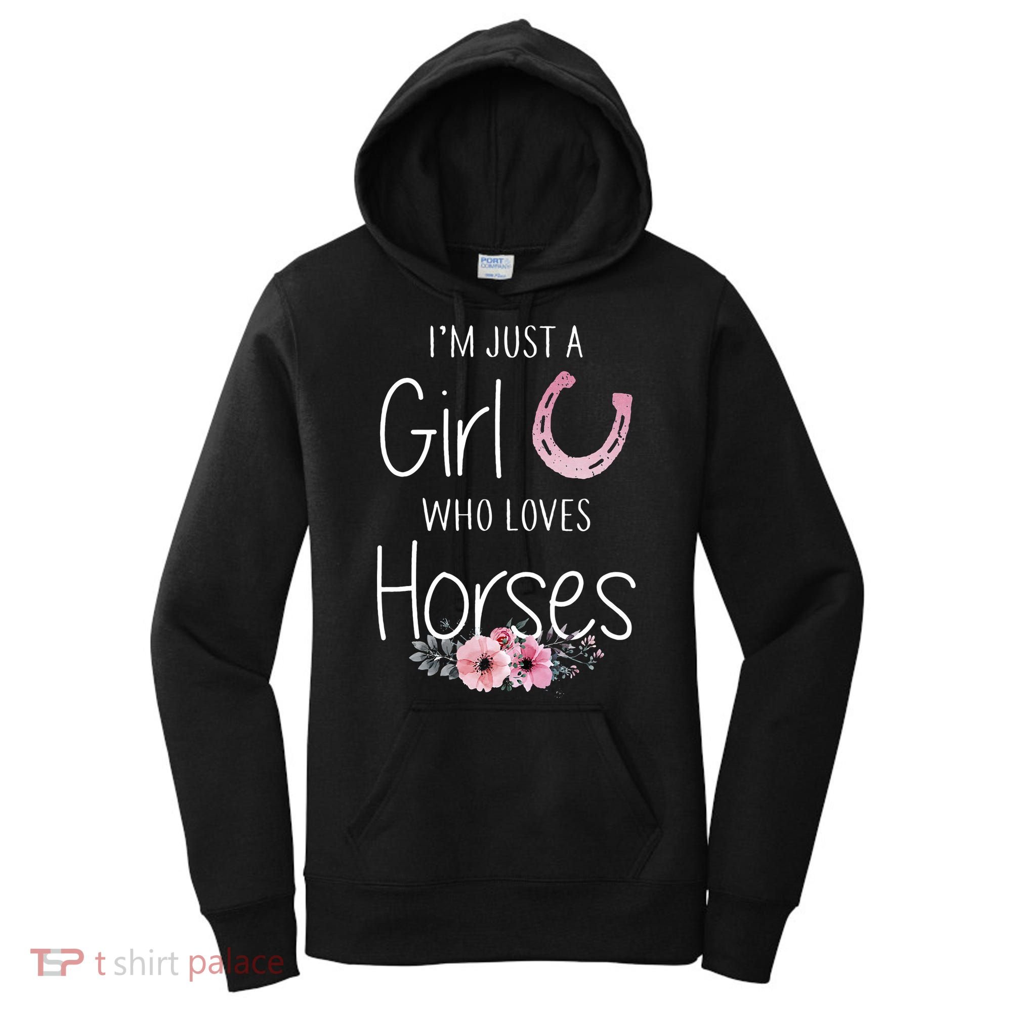 Just A Who Loves Horses Horse Women's Hoodie