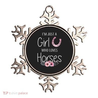 Just A Who Loves Horses Horse Ornament