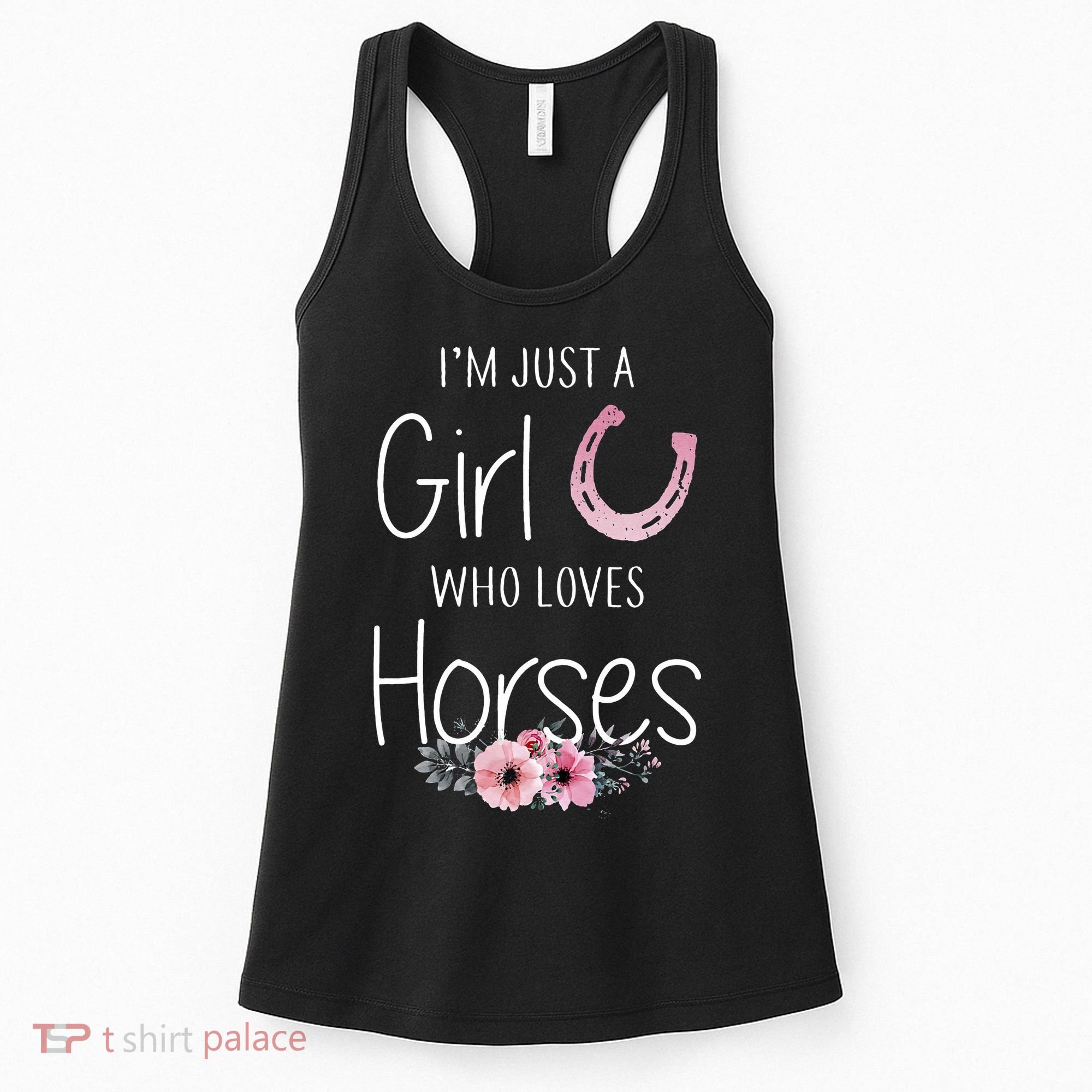 Just A Who Loves Horses Horse Women's Tank Top