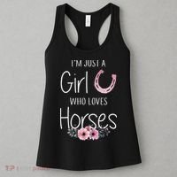 Just A Who Loves Horses Horse Women's Tank Top thumb 3