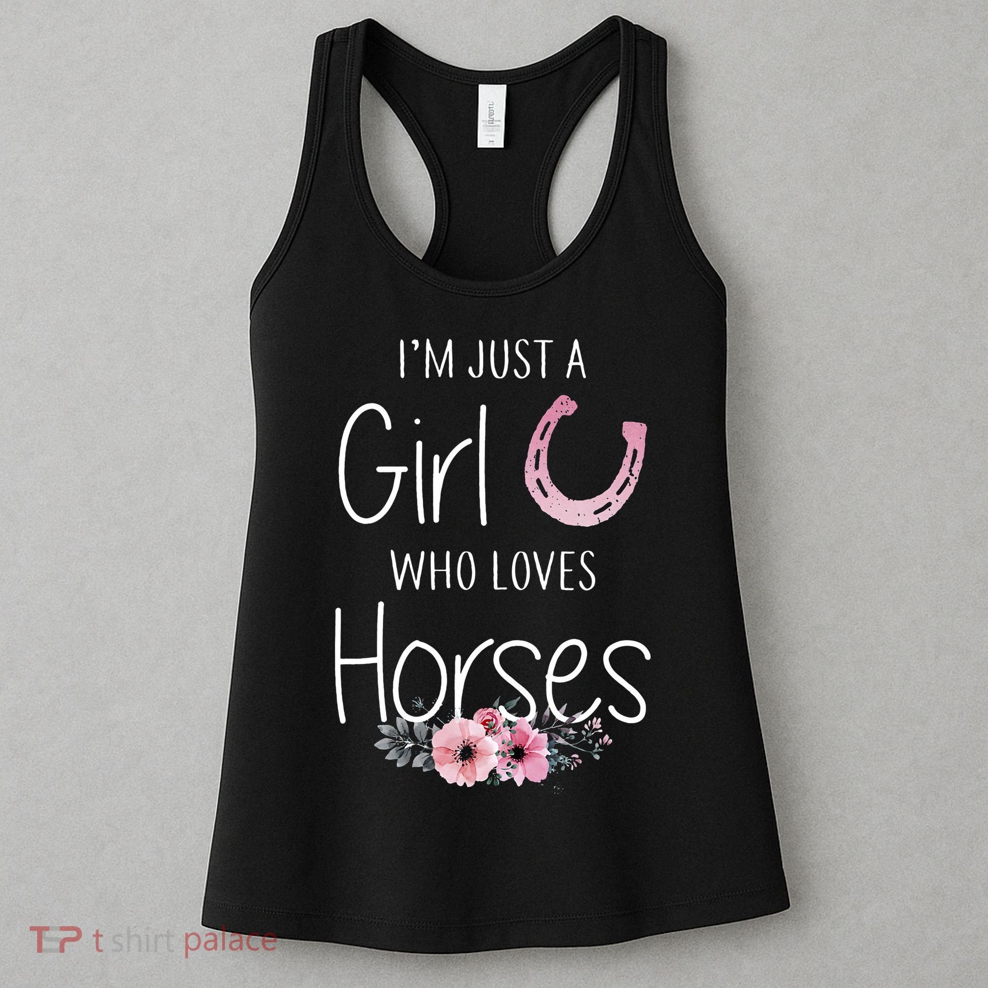 Just A Who Loves Horses Horse Women's Tank Top
