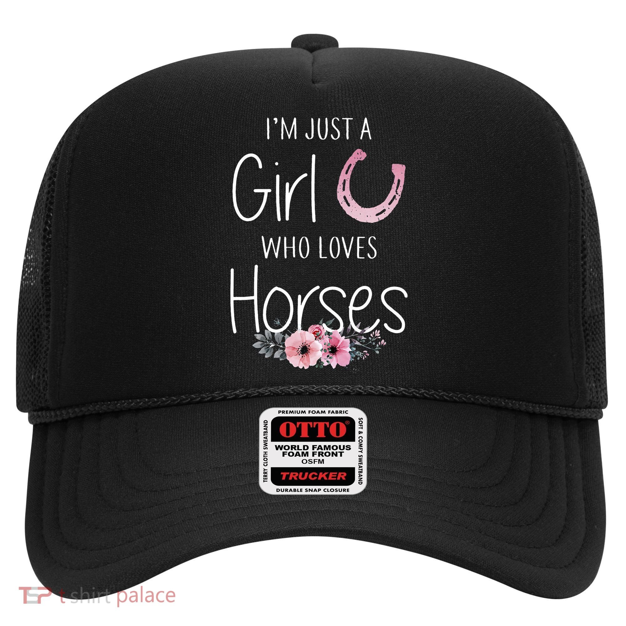 Just A Who Loves Horses Horse Hat