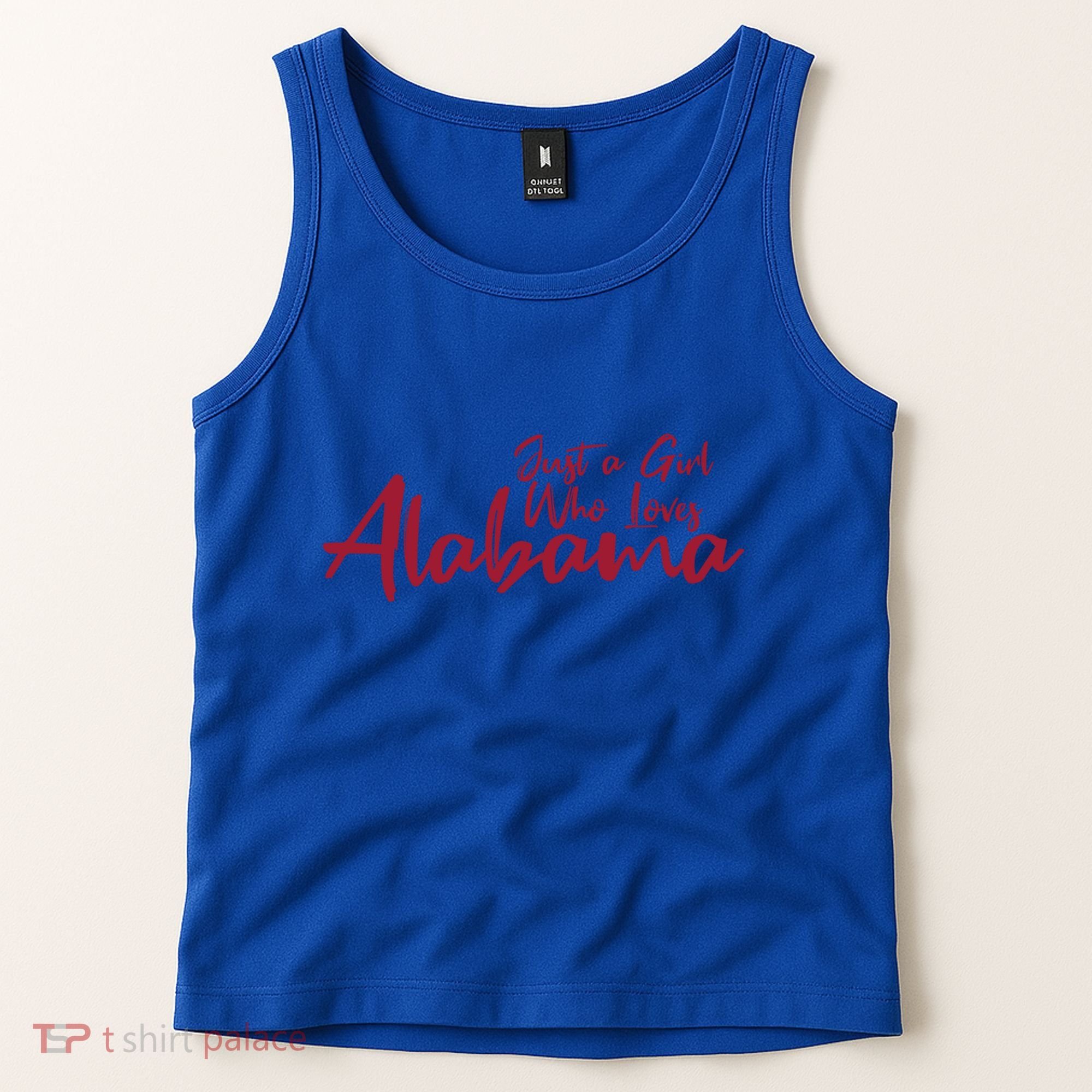 Just A Who Loves Alabama S Cute Alabama Gift Tank Top