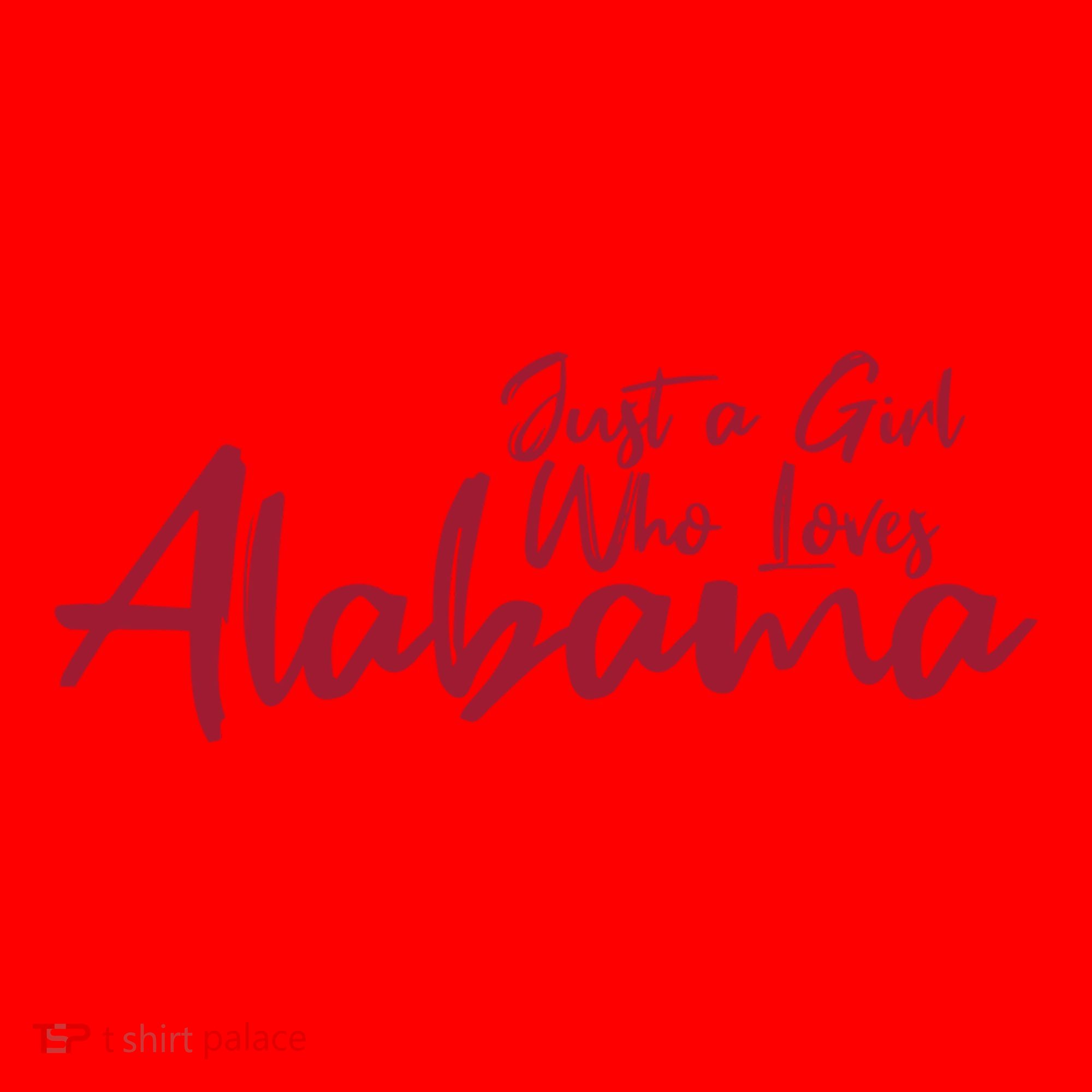 Just A Who Loves Alabama S Cute Alabama Gift Santa Hat