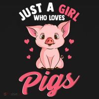 Just A Who Loves Pigs Hog Lover Cute Farmer Gift Bucket Hat thumb 4