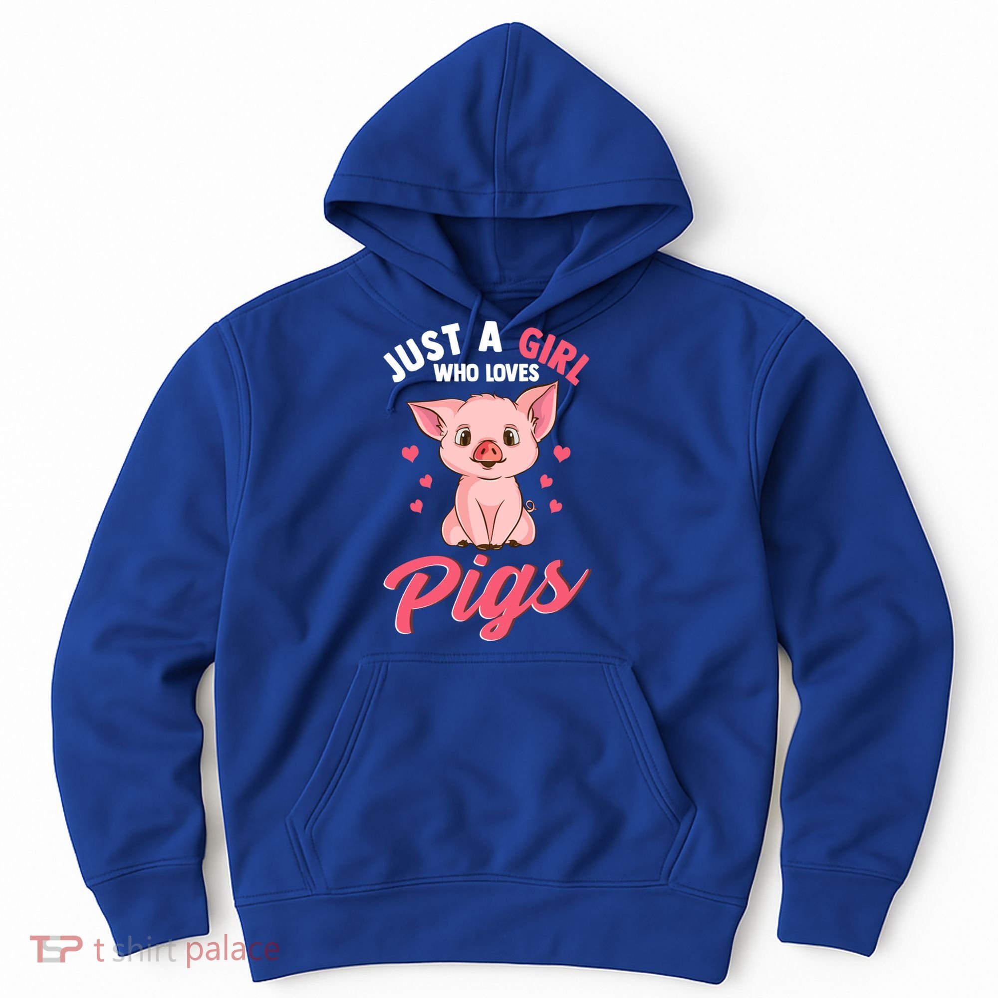 Just A Who Loves Pigs Hog Lover Cute Farmer Gift Hoodie