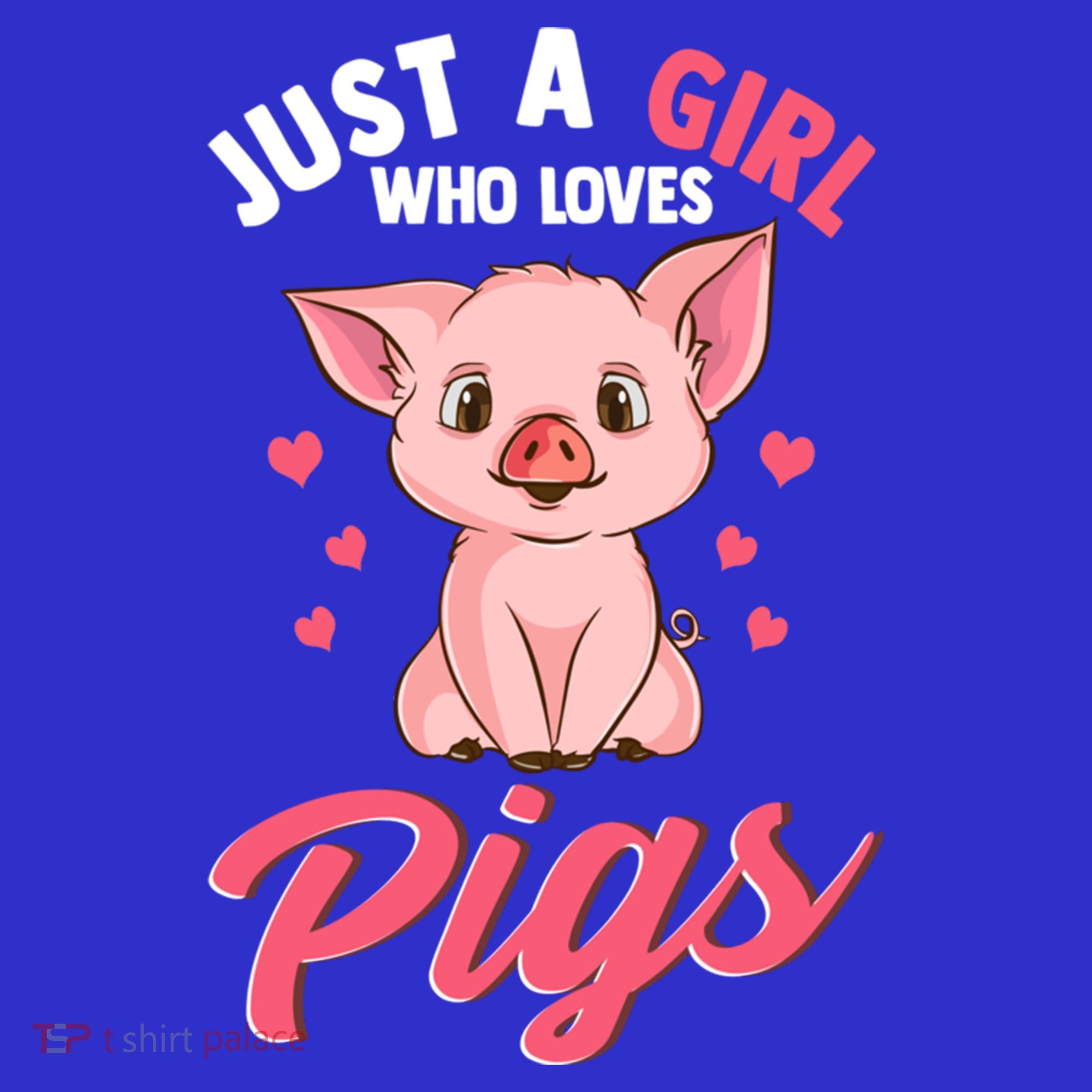 Just A Who Loves Pigs Hog Lover Cute Farmer Gift Women's Tank Top