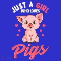 Just A Who Loves Pigs Hog Lover Cute Farmer Gift Tank Top thumb 6