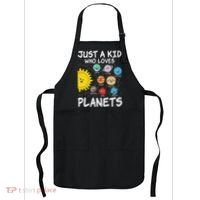 Just A Who Loves Planets Space Solar System Boy Girl Apron thumb 0
