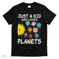 Just A Who Loves Planets Space Solar System Boy Girl T-Shirt thumb 0