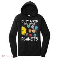 Just A Who Loves Planets Space Solar System Boy Girl Women's Hoodie thumb 0