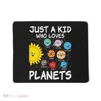 Just A Who Loves Planets Space Solar System Boy Girl Mousepad thumb 0