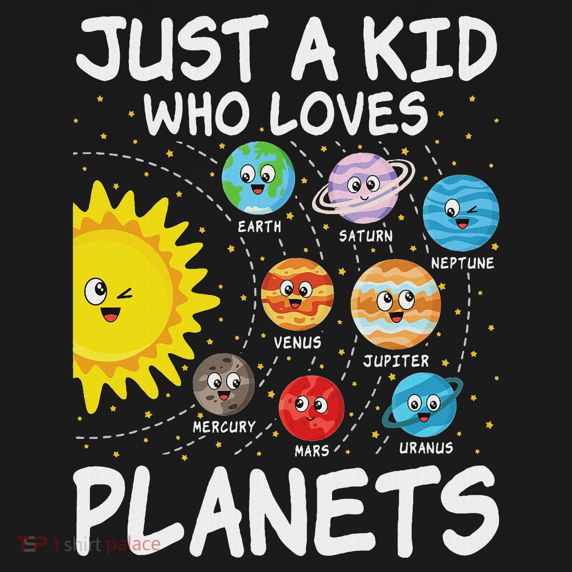 Just A Who Loves Planets Space Solar System Boy Girl Mousepad