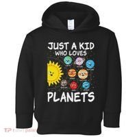 Just A Who Loves Planets Space Solar System Boy Girl Toddler Hoodie thumb 0