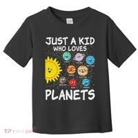 Just A Who Loves Planets Space Solar System Boy Girl Toddler T-Shirt thumb 0