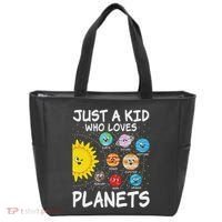 Just A Who Loves Planets Space Solar System Boy Girl Tote Bag thumb 0