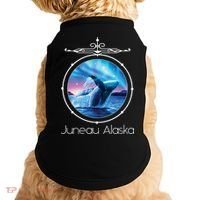 Juneau Alaska Whale Watching Aurora Borealis Souvenir Gift Doggie Tank thumb 0