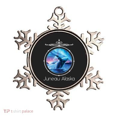Juneau Alaska Whale Watching Aurora Borealis Souvenir Gift Ornament