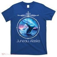 Juneau Alaska Whale Watching Aurora Borealis Souvenir Gift T-Shirt thumb 0