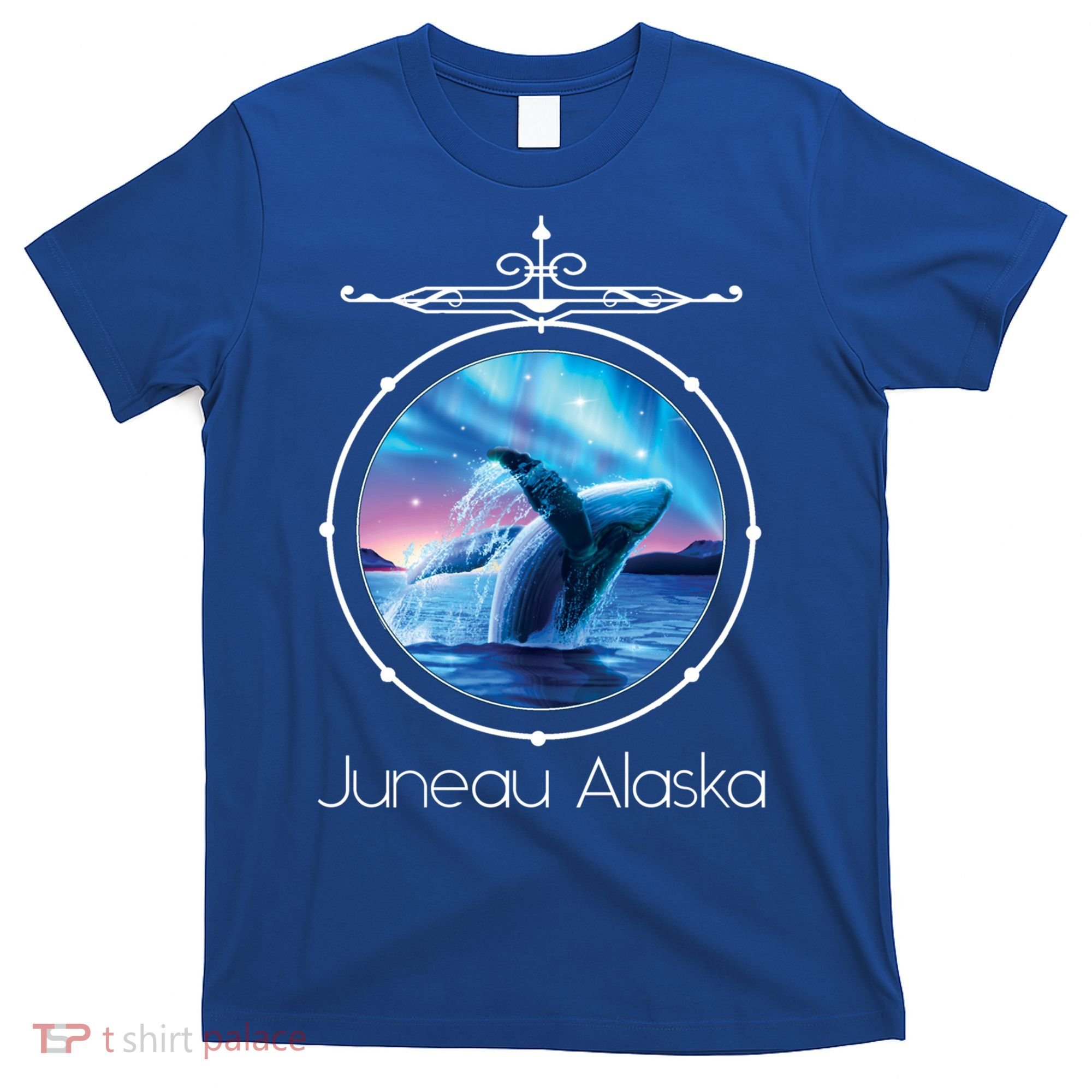 Juneau Alaska Whale Watching Aurora Borealis Souvenir Gift T-Shirt