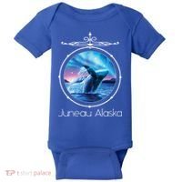 Juneau Alaska Whale Watching Aurora Borealis Souvenir Gift Baby Bodysuit thumb 0